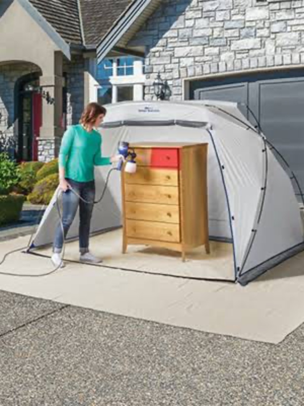Home right paintbooth NWT  portable, EZ  set up. Paint shelter